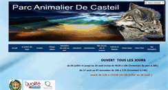 Desktop Screenshot of parcanimaliercasteil.com